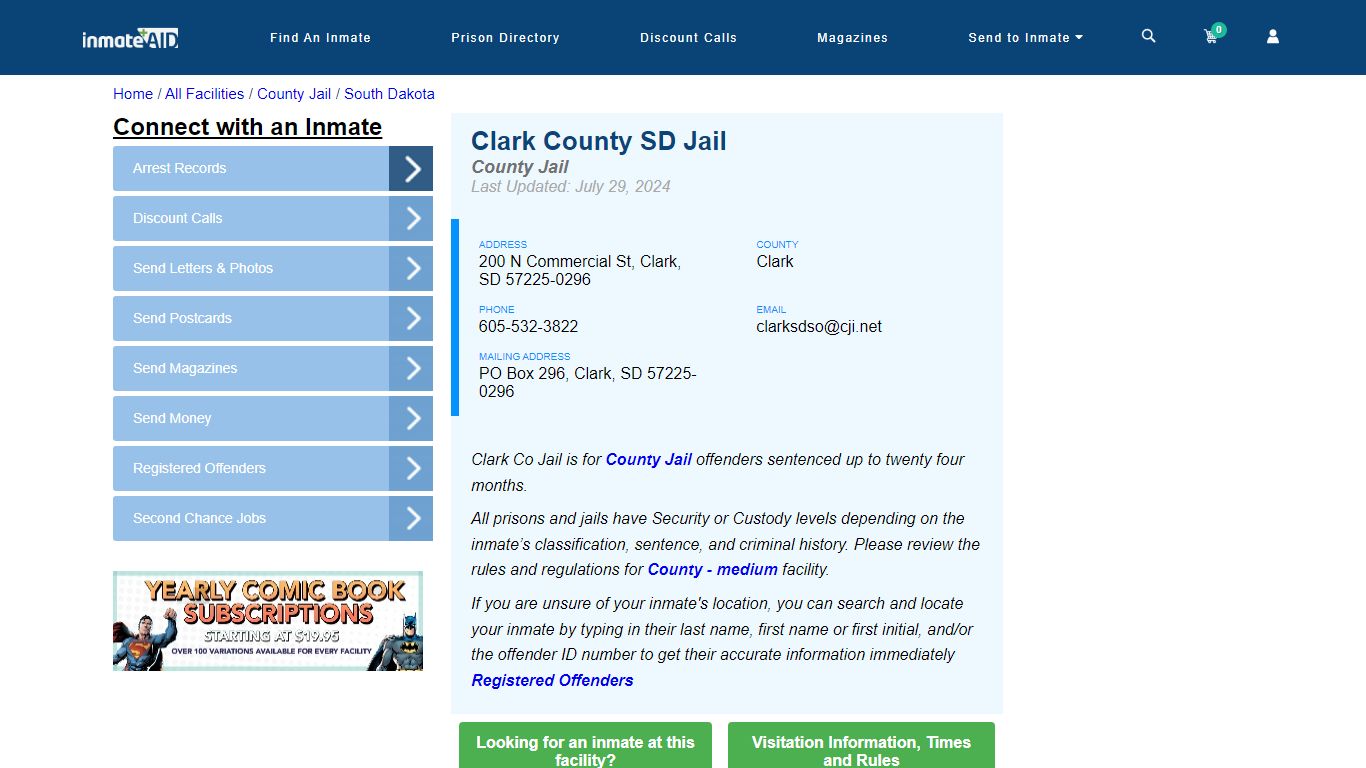 Clark County SD Jail - Inmate Locator